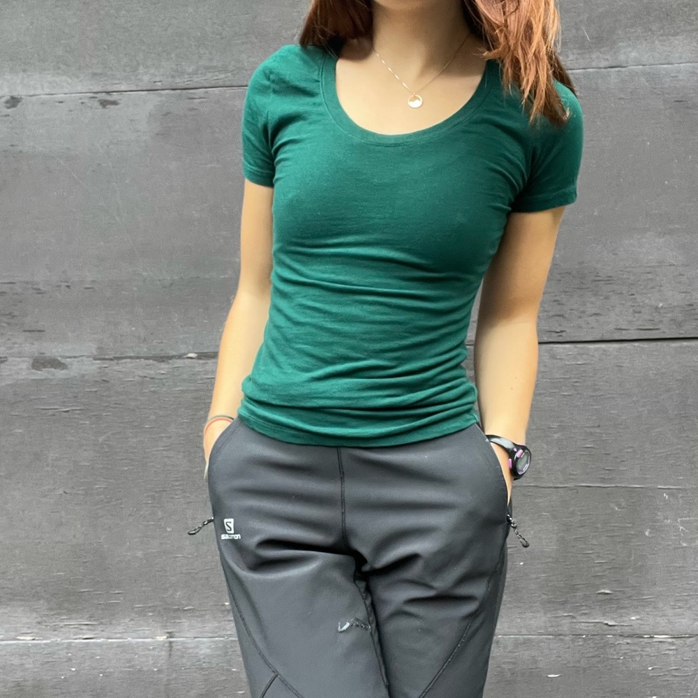 Two scoop neck tshirts